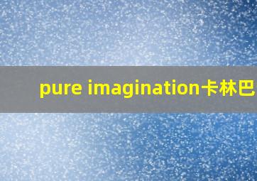 pure imagination卡林巴谱